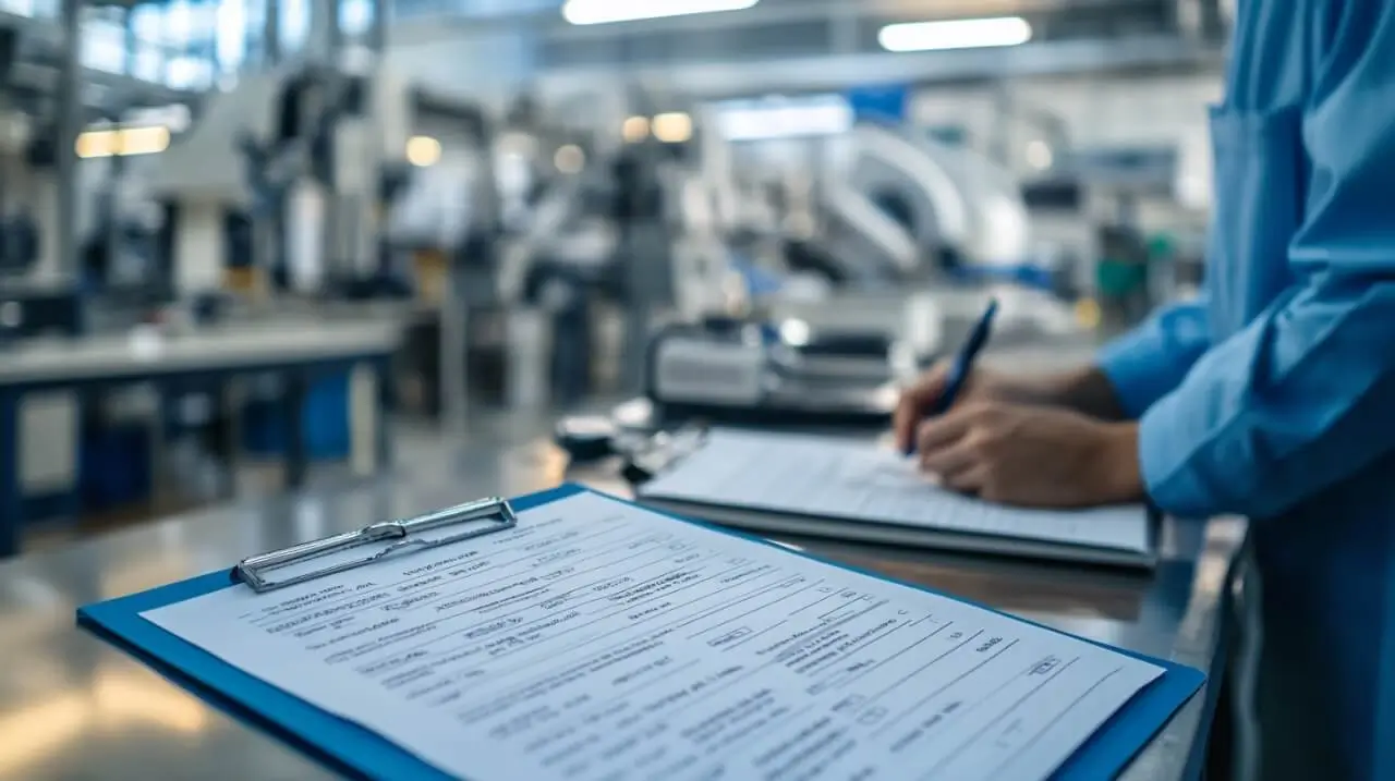 Quality Control Check List