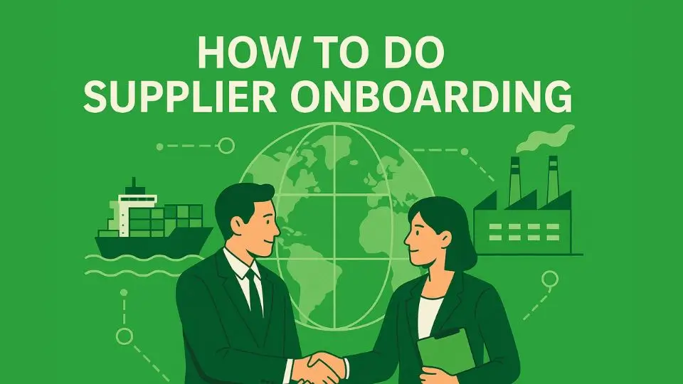 How to Do Supplier Onboarding