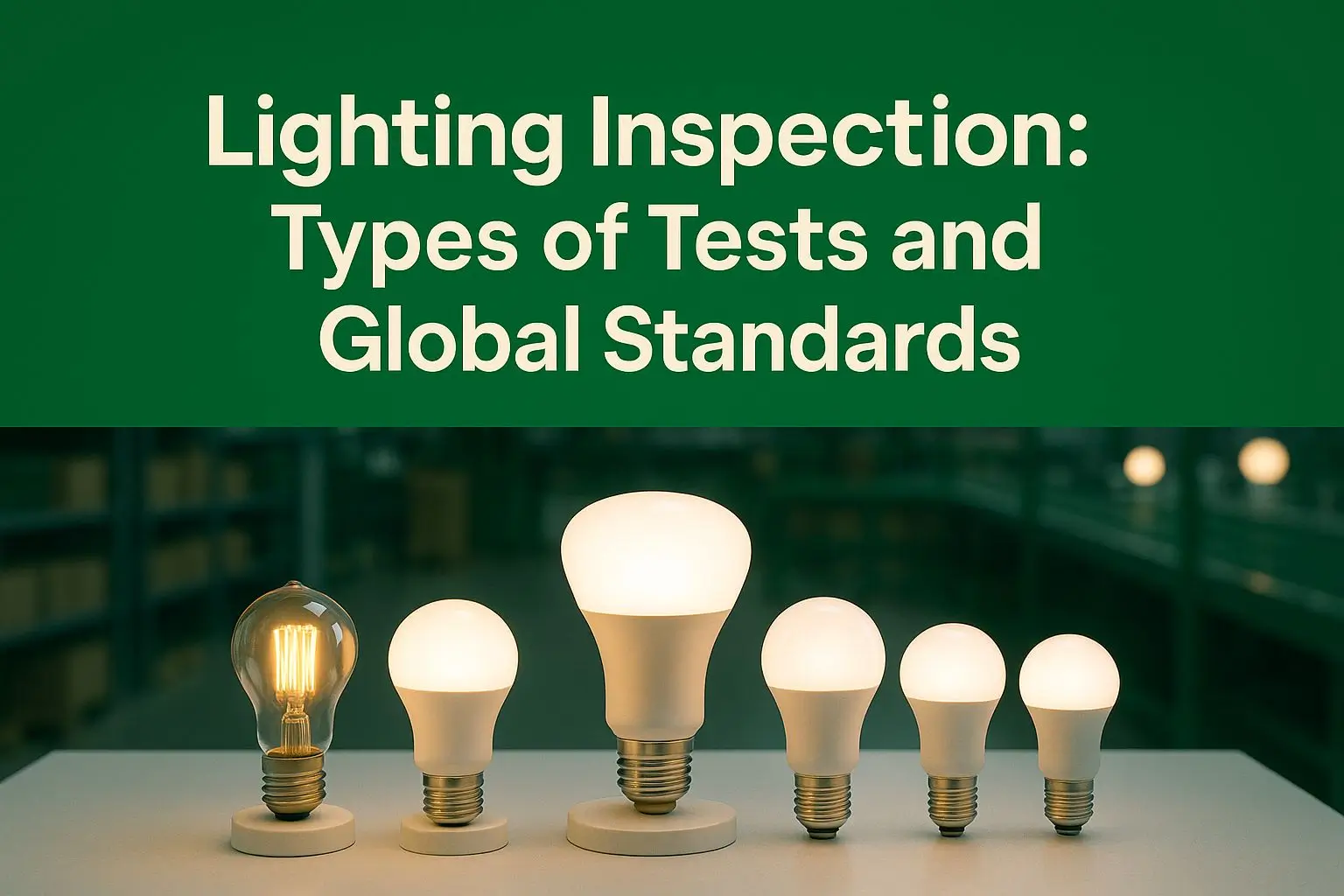 Lighting Inspection Types of Tests and Global Standards