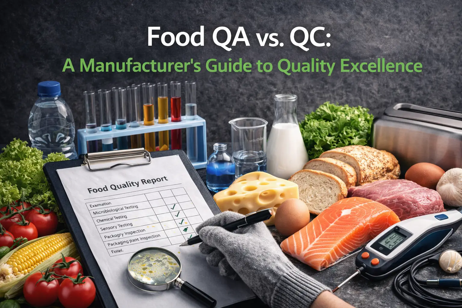 Food QA vs. QC: A Manufacturer’s Guide to Quality Excellence